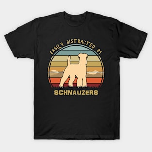 Easily Distracted By Schnauzers T-Shirt